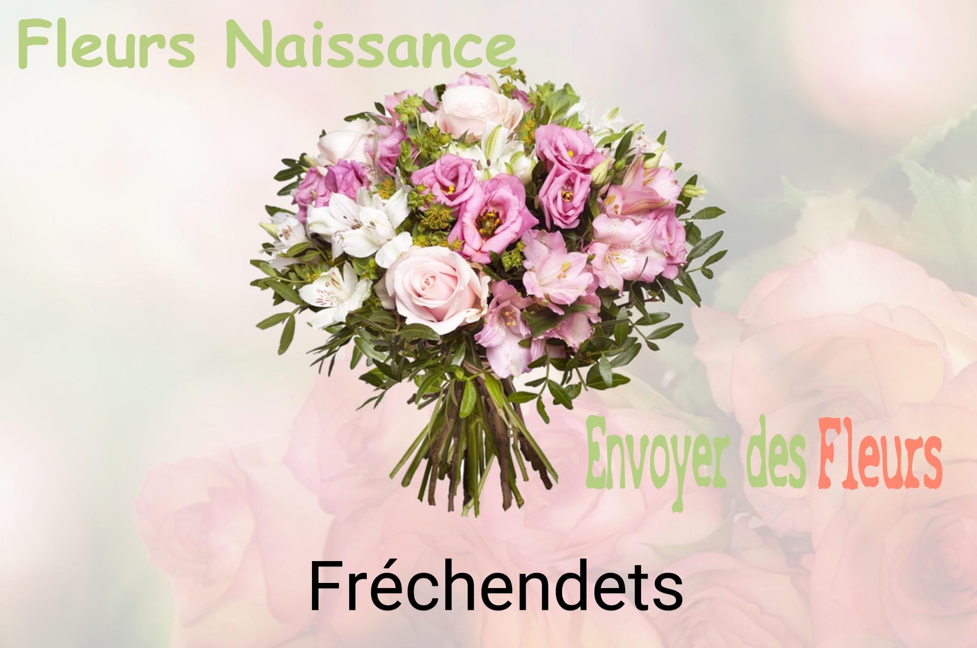 Bouquet de fleurs de naissance livré à Fréchendets